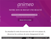 Tablet Screenshot of animeo.fr